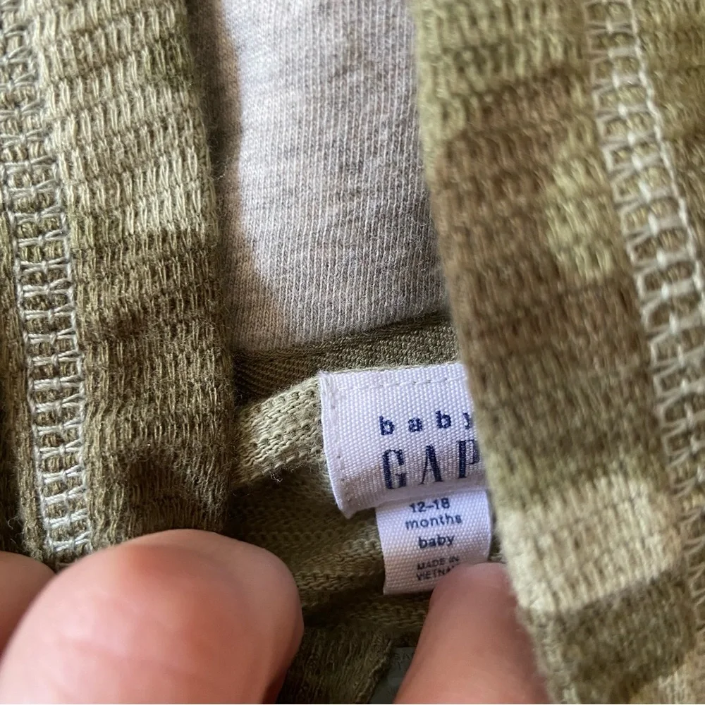 Baby Gap Camouflage zip up hoodie